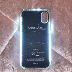 iPhone X Selfie light case